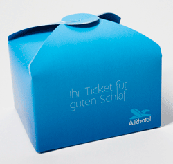 Geschenk-Schachtel Lunchbox gro 12x10x9cm