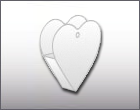 Geschenk-Schachtel Herz groß 13,9x13,9 cm